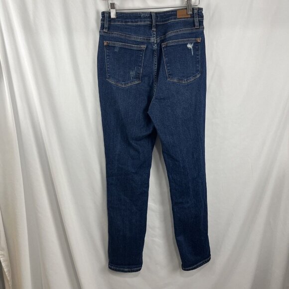 Judy Blue Boyfriend Fit Jeans Women's Size 27 Distressed Grunge - Picture 3 of 10